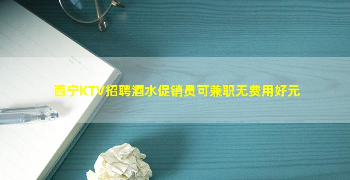 西宁KTV招聘酒水促销员可兼职无费用好元